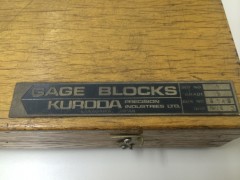 【Sold out】黒田精工/ブロックゲージセット/0.005-100の写真04 【Sold out】黒田精工/ブロックゲージセット/0.005-100の写真04