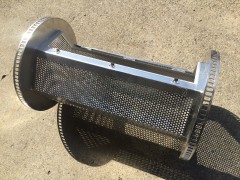 【中古設備】洗浄機用 ステンレス カゴ(丸型)の写真02 【中古設備】洗浄機用 ステンレス カゴ(丸型)の写真02