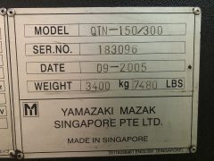 【中古機械】マザック/CNC旋盤/ QTN-150N/2005の写真08 【中古機械】マザック/CNC旋盤/ QTN-150N/2005の写真08