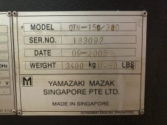 【中古機械】マザック/CNC旋盤/QTN-150N/2005の写真08 【中古機械】マザック/CNC旋盤/QTN-150N/2005の写真08