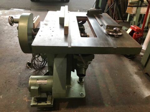 【中古木工機械】傾斜盤（ホゾ取りテーブル付き）／永和工業所／USR-18の写真04